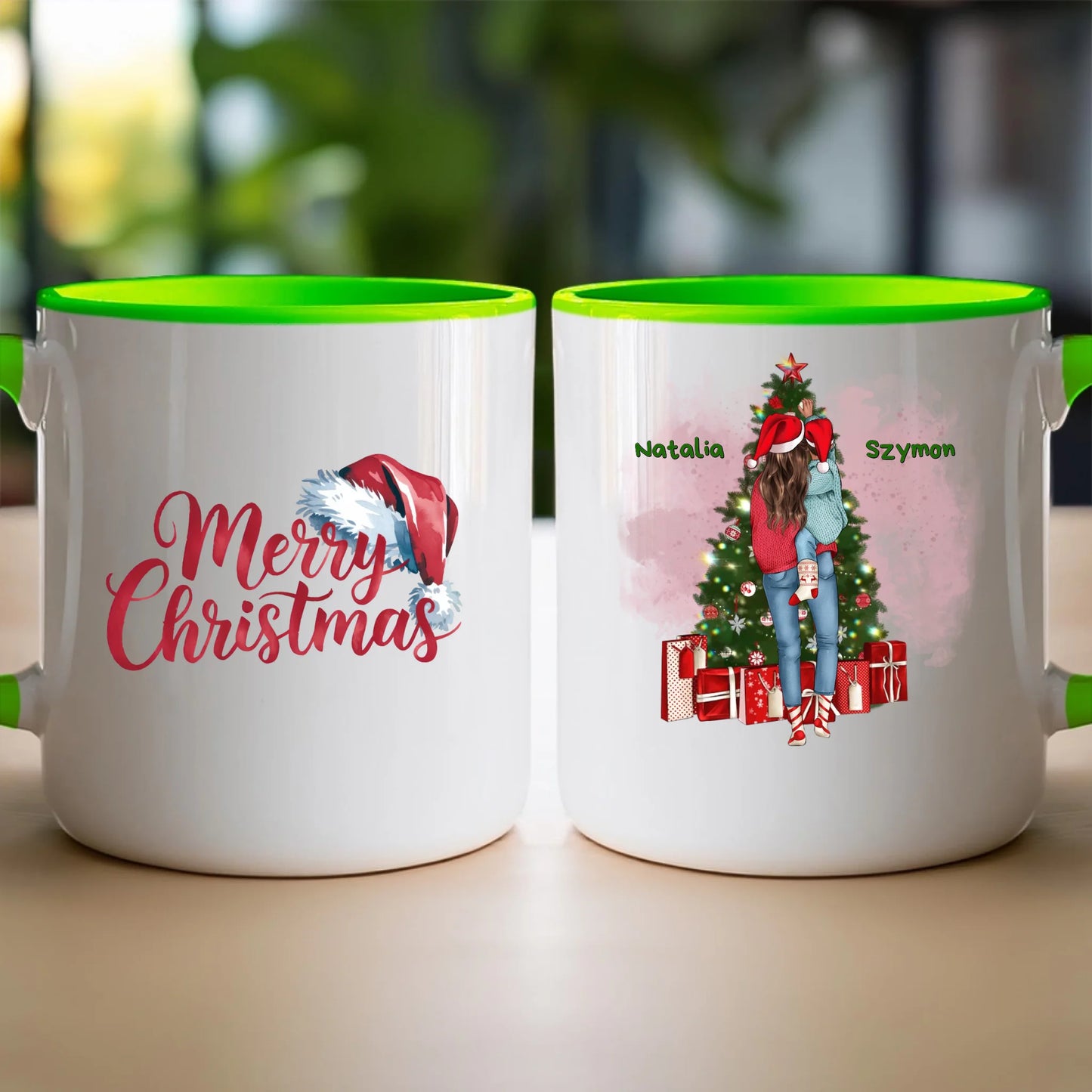 Kubek personalizowany świąteczny dla mamy #301