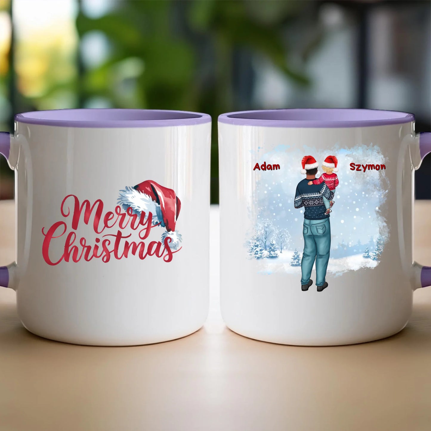 Kubek personalizowany świąteczny dla Taty #730