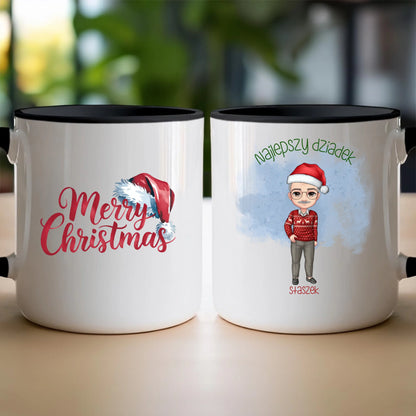 Kubek personalizowany dla dziadka świąteczny #270