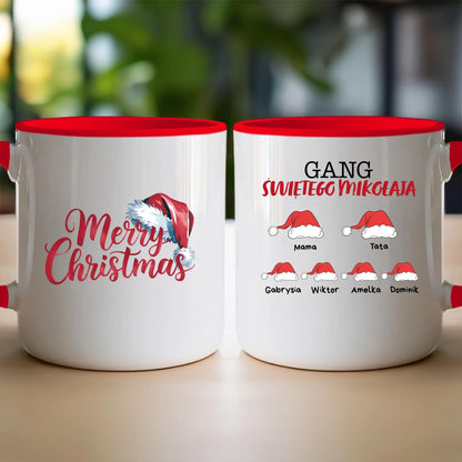 Kubek personalizowana dla rodziny - świąteczna #806