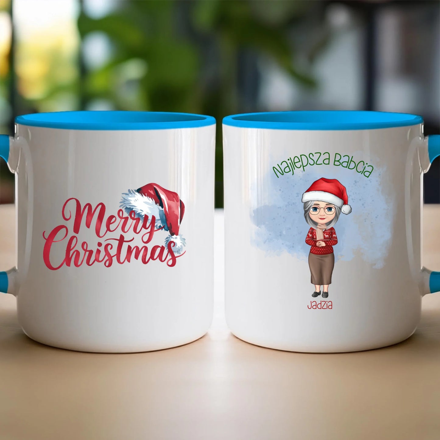 Kubek personalizowany dla babci świąteczny #232