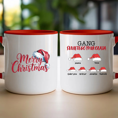 Kubek personalizowana dla rodziny - świąteczna #806