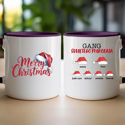 Kubek personalizowana dla rodziny - świąteczna #806