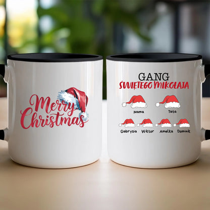Kubek personalizowana dla rodziny - świąteczna #806