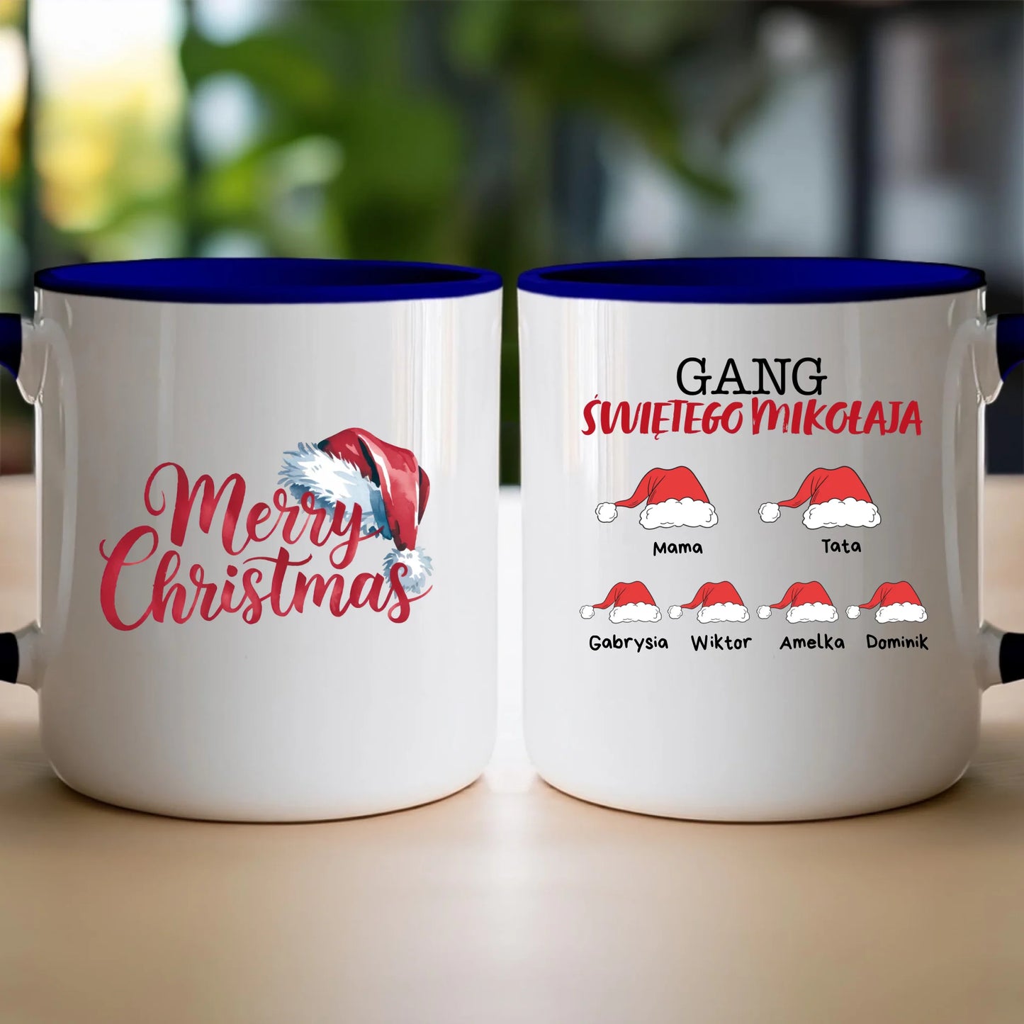 Kubek personalizowana dla rodziny - świąteczna #806