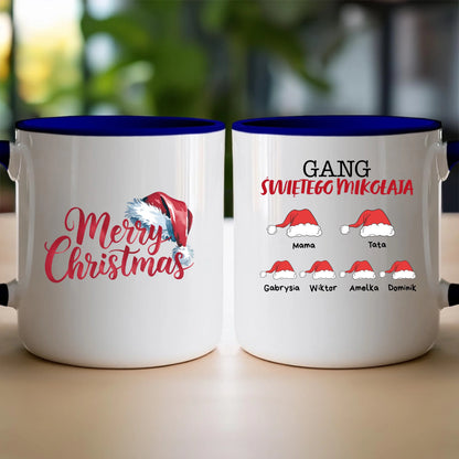 Kubek personalizowana dla rodziny - świąteczna #806