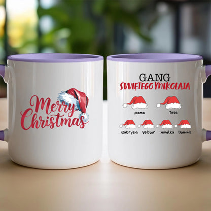 Kubek personalizowana dla rodziny - świąteczna #806