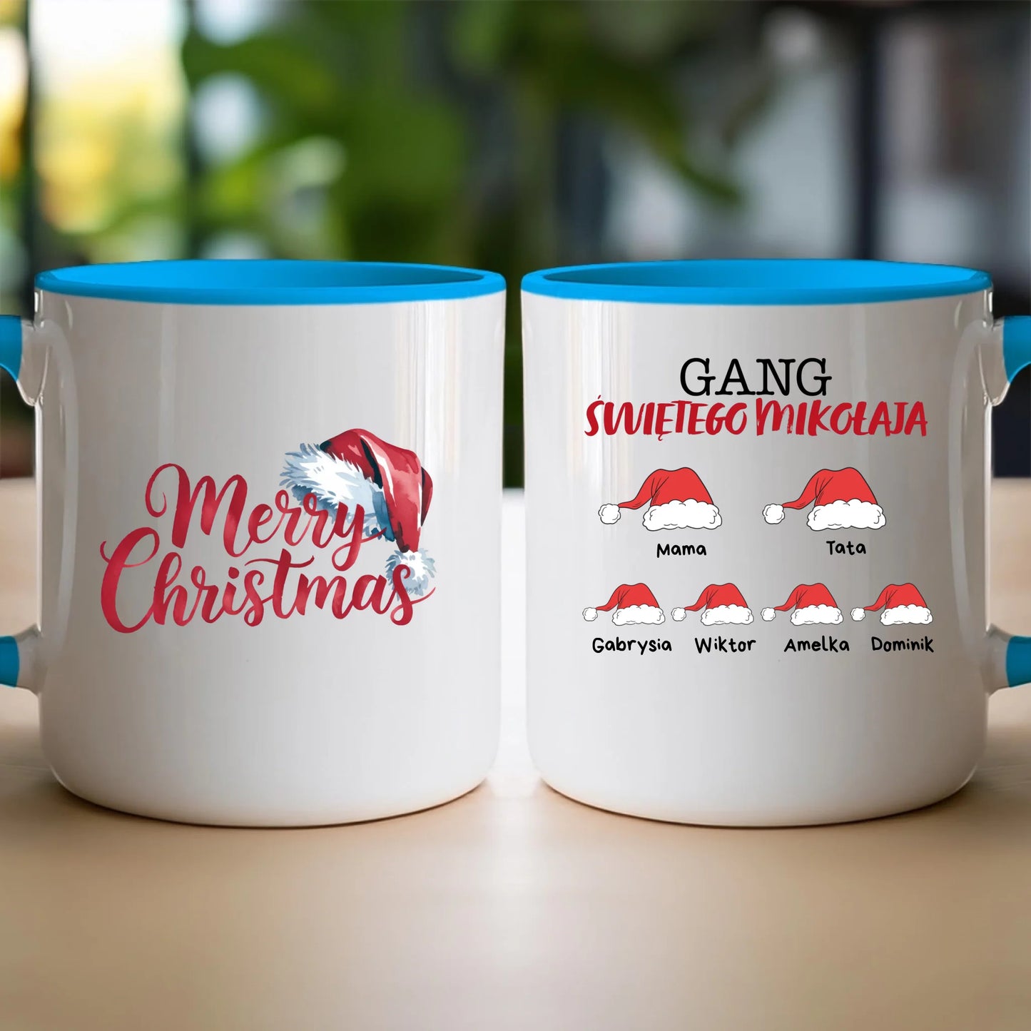 Kubek personalizowana dla rodziny - świąteczna #806