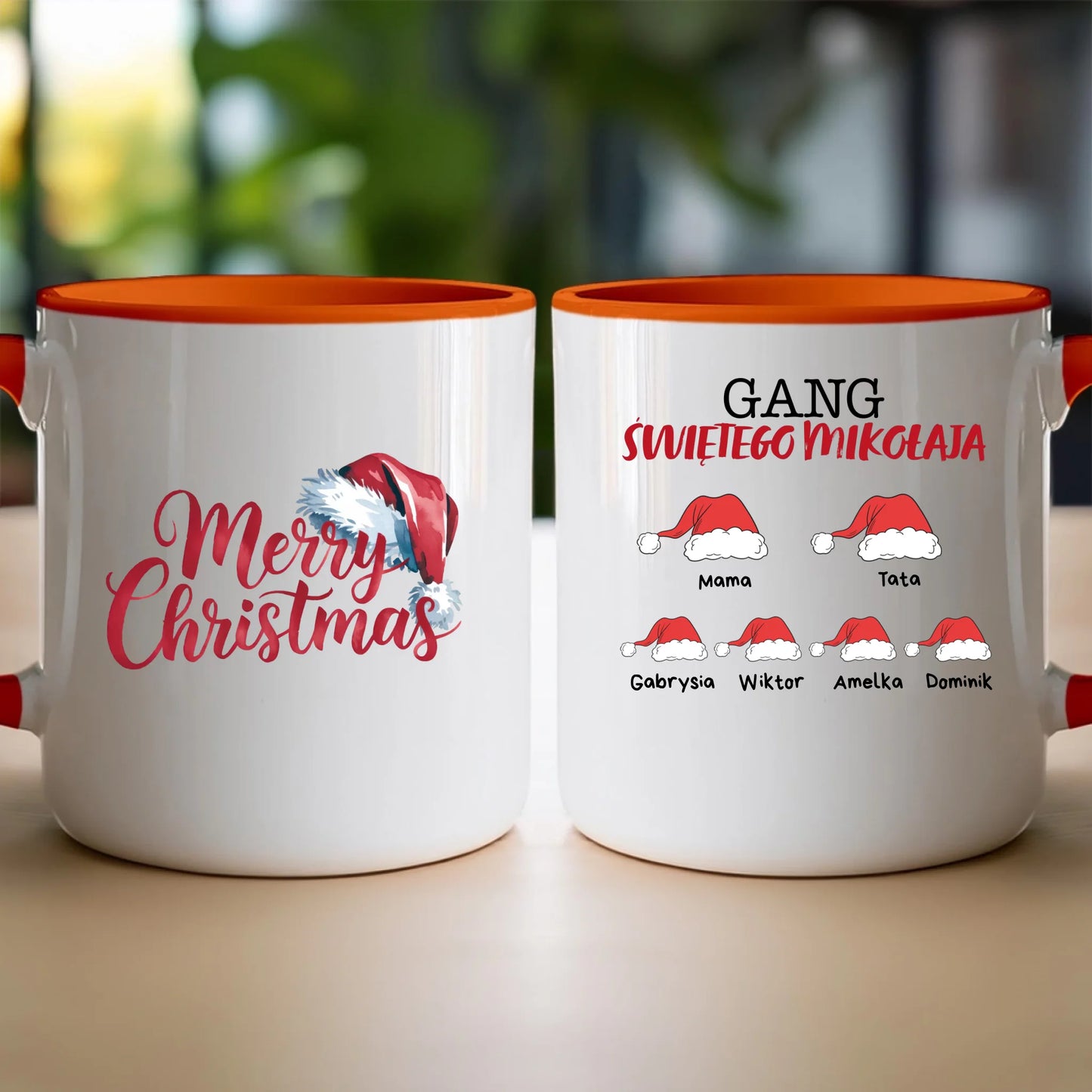 Kubek personalizowana dla rodziny - świąteczna #806