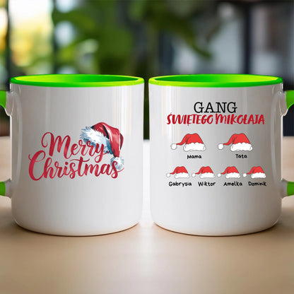 Kubek personalizowana dla rodziny - świąteczna #806