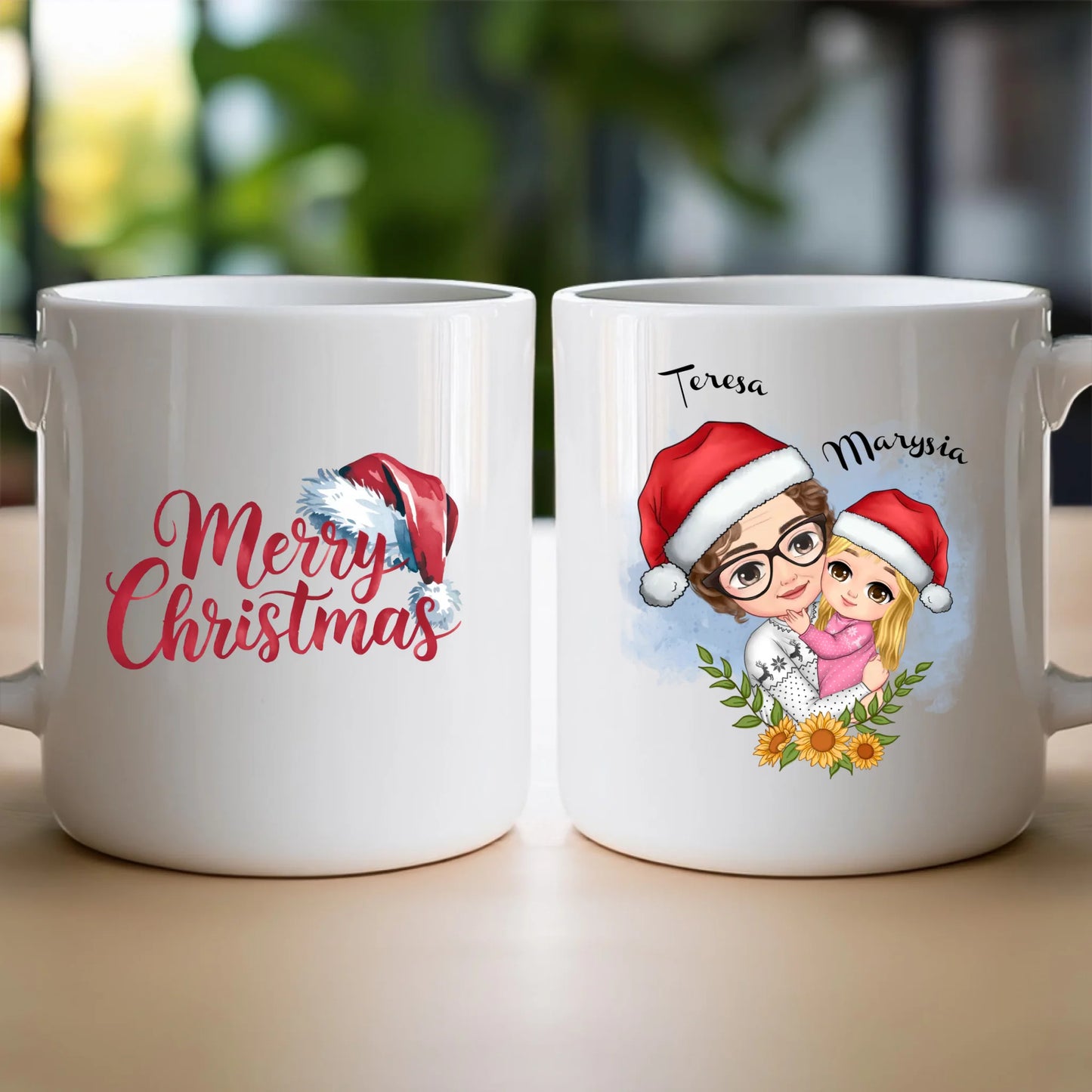 Kubek świąteczny personalizowany dla babci #231