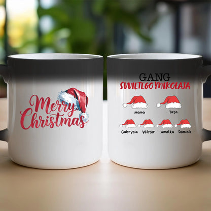Kubek personalizowana dla rodziny - świąteczna #806