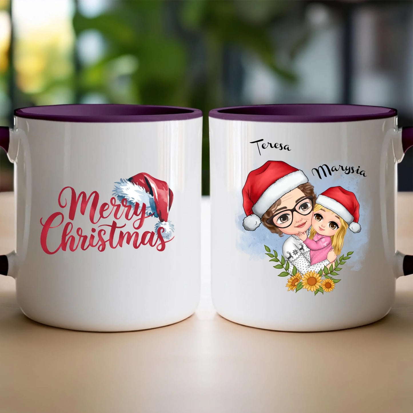 Kubek świąteczny personalizowany dla babci #231