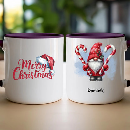 Kubek personalizowany świąteczny Gnom #100