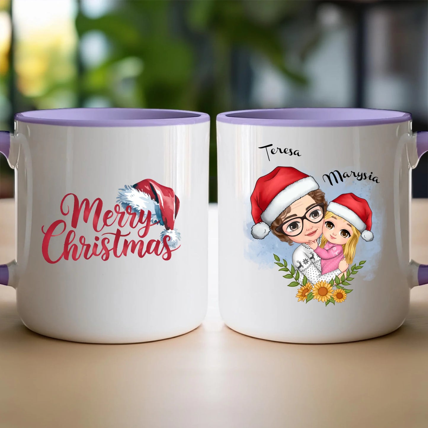 Kubek świąteczny personalizowany dla babci #231