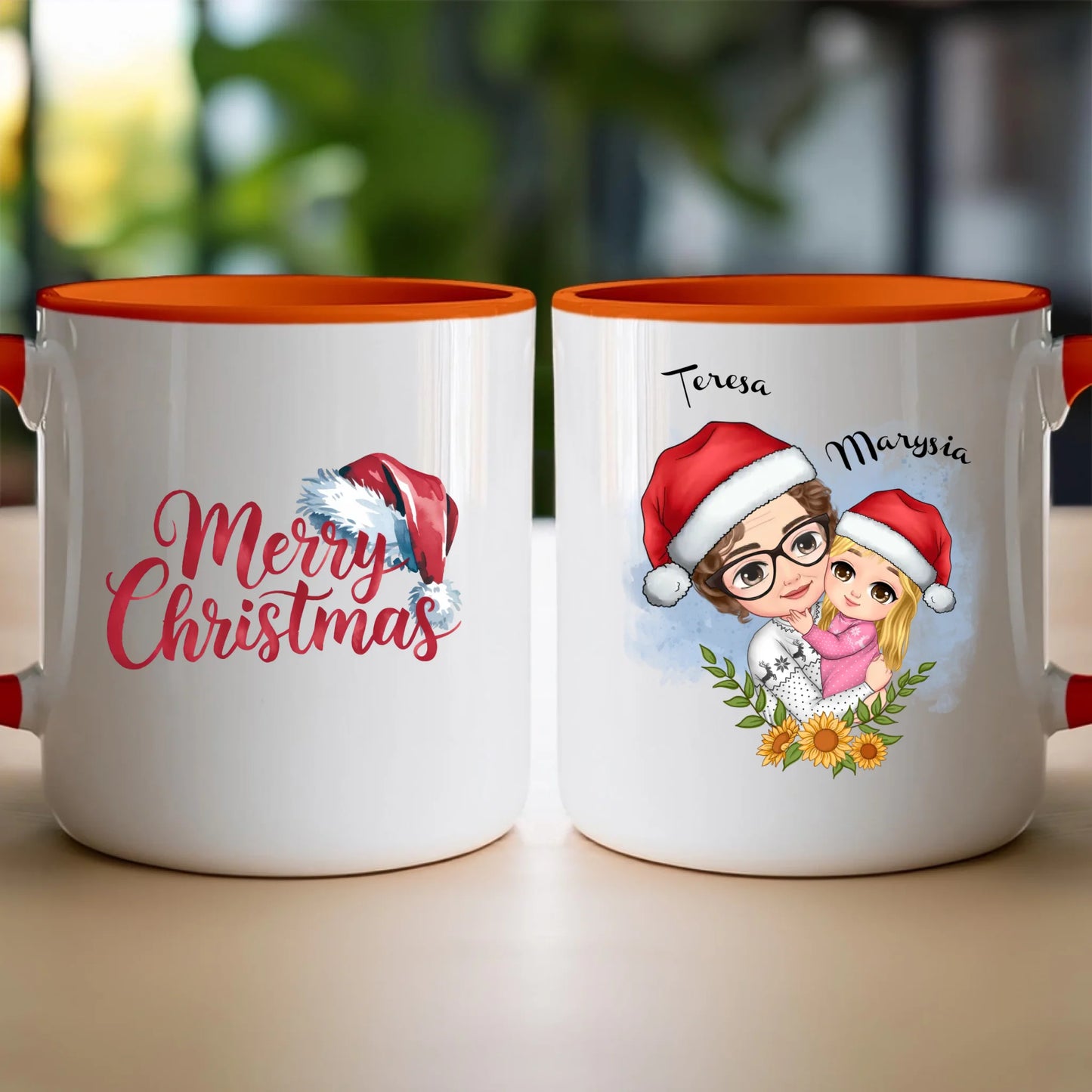 Kubek świąteczny personalizowany dla babci #231