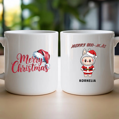 Personalizowany kubek na święta - Uroczy Potworek #513