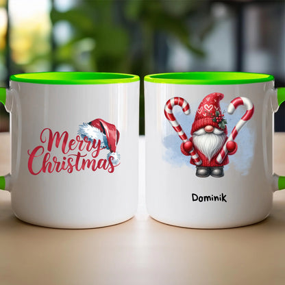 Kubek personalizowany świąteczny Gnom #100