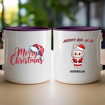 Personalizowany kubek na święta - Uroczy Potworek #513