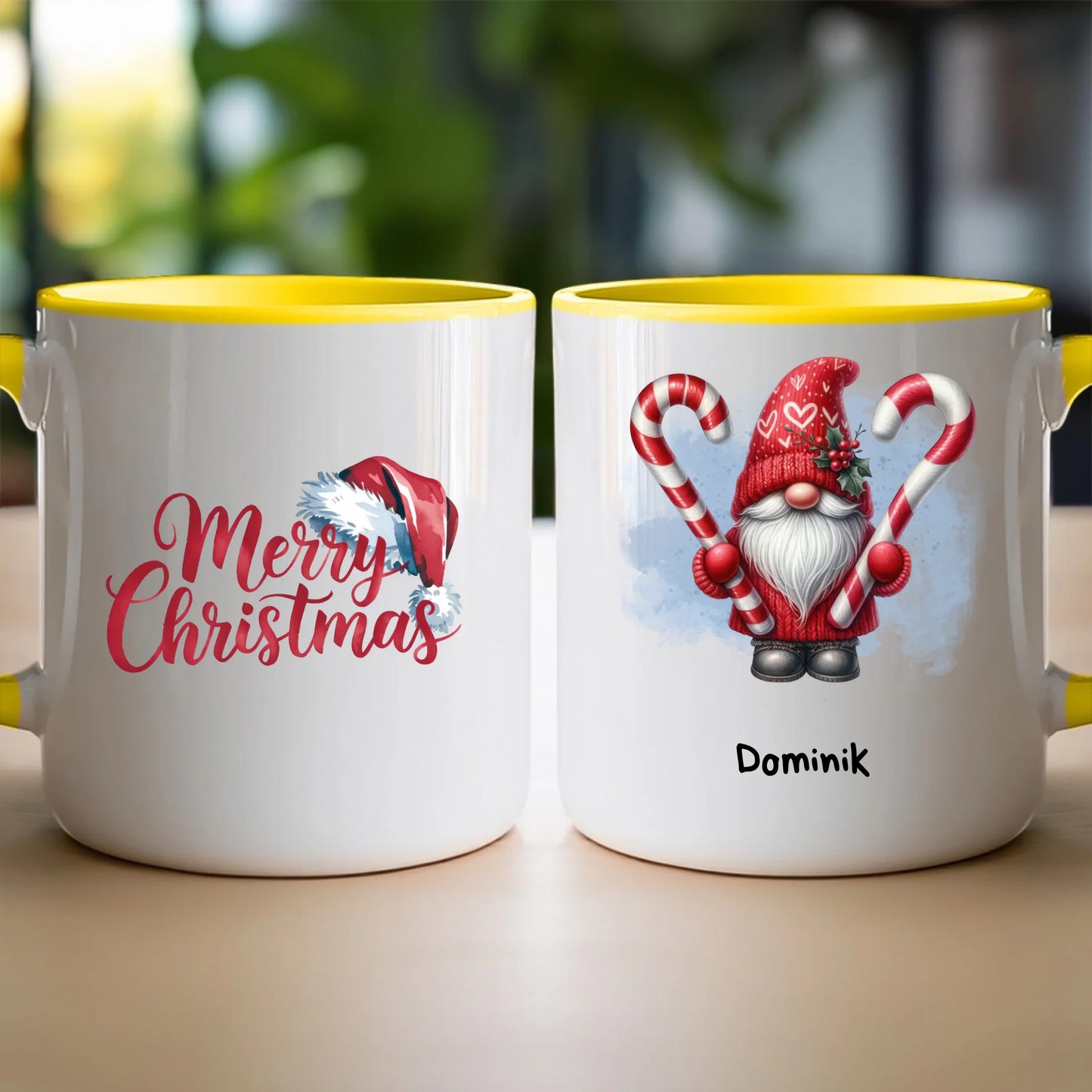 Kubek personalizowany świąteczny Gnom #100