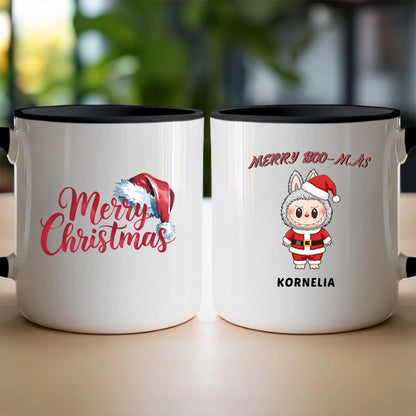 Personalizowany kubek na święta - Uroczy Potworek #513