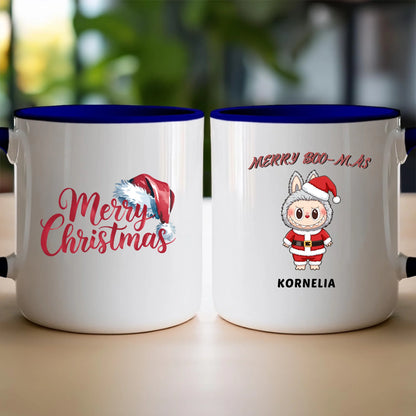 Personalizowany kubek na święta - Uroczy Potworek #513