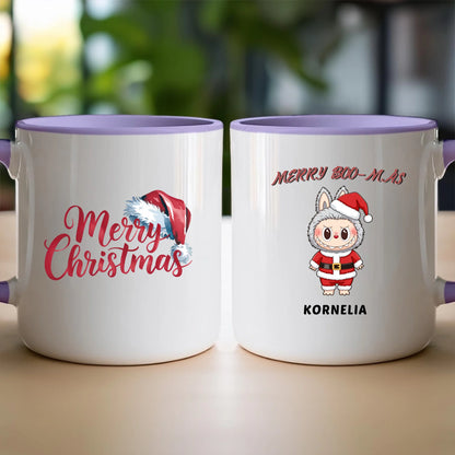 Personalizowany kubek na święta - Uroczy Potworek #513