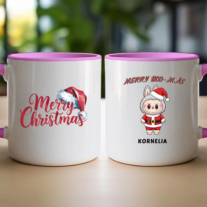 Personalizowany kubek na święta - Uroczy Potworek #513