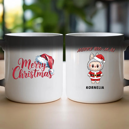 Personalizowany kubek na święta - Uroczy Potworek #513