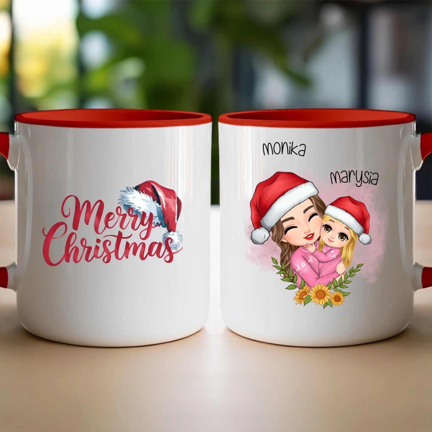 Kubek świąteczny personalizowany dla mamy #330