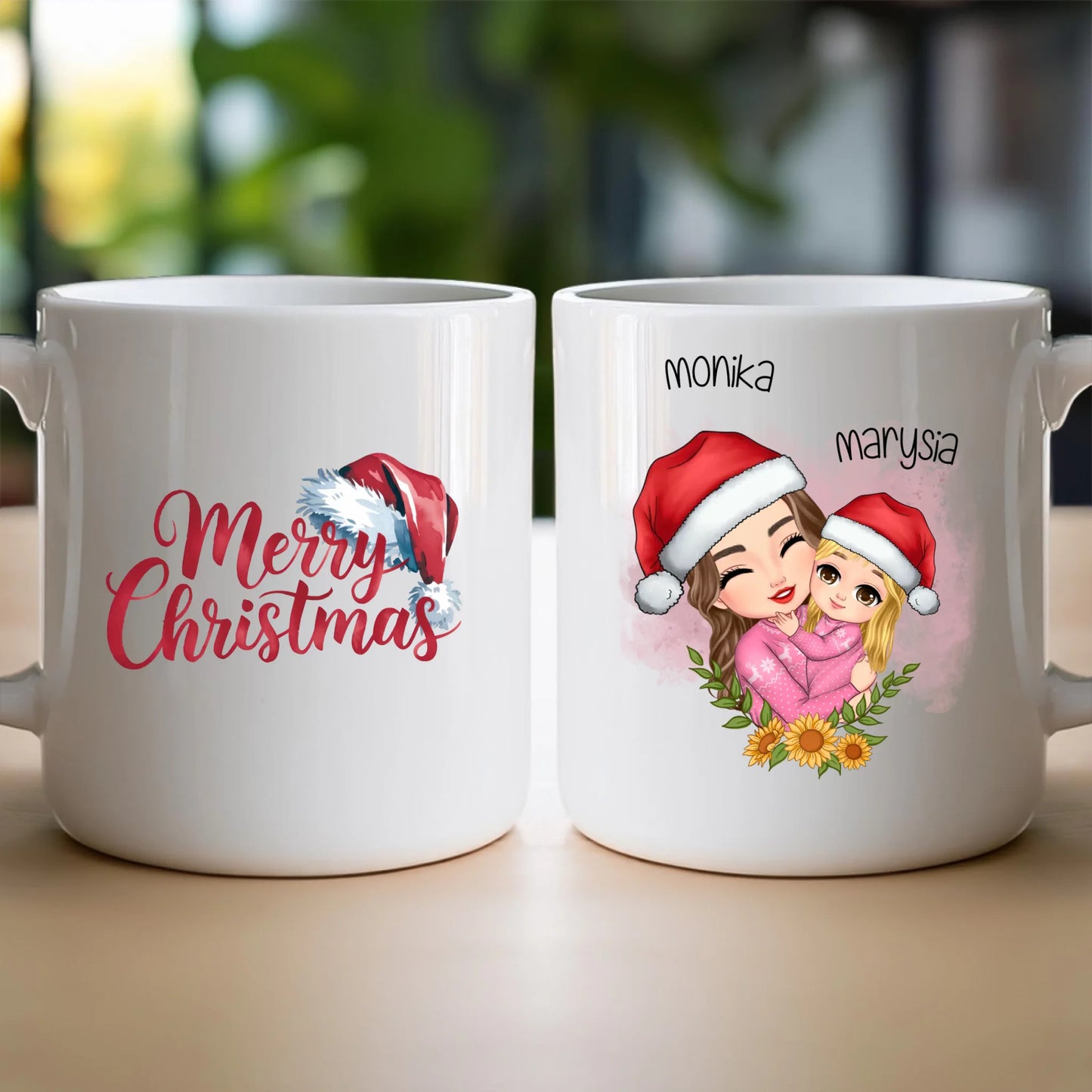 Kubek świąteczny personalizowany dla mamy #330