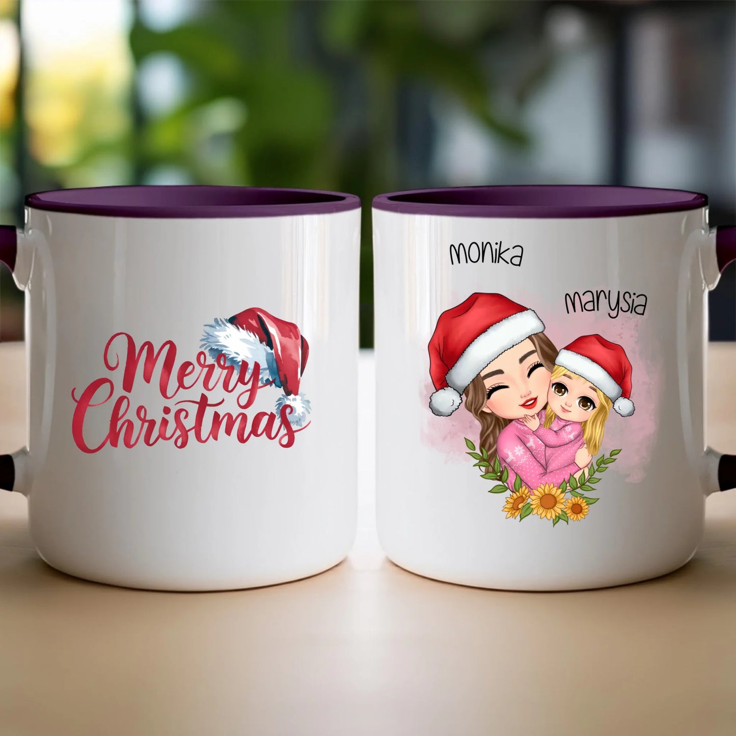 Kubek świąteczny personalizowany dla mamy #330