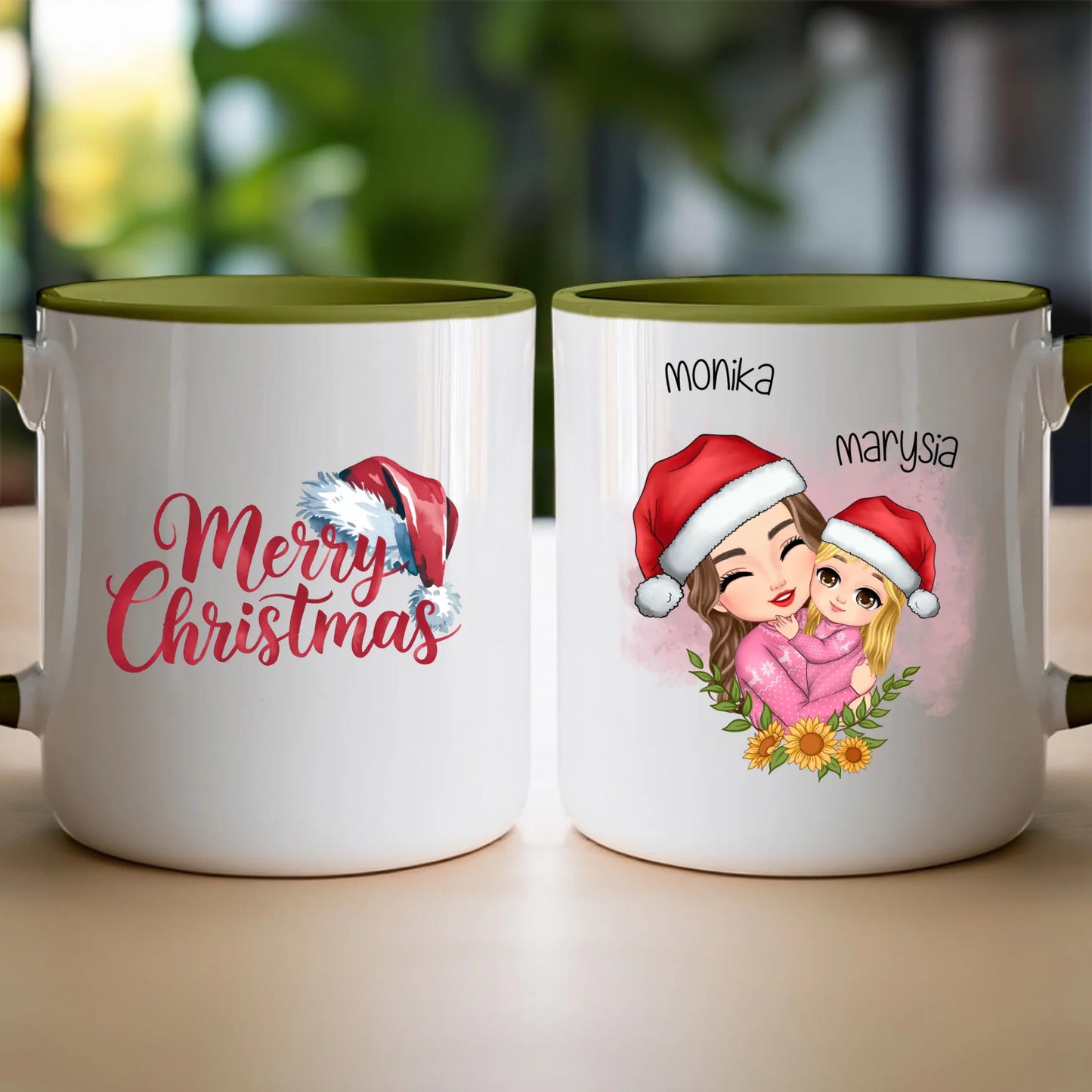 Kubek świąteczny personalizowany dla mamy #330