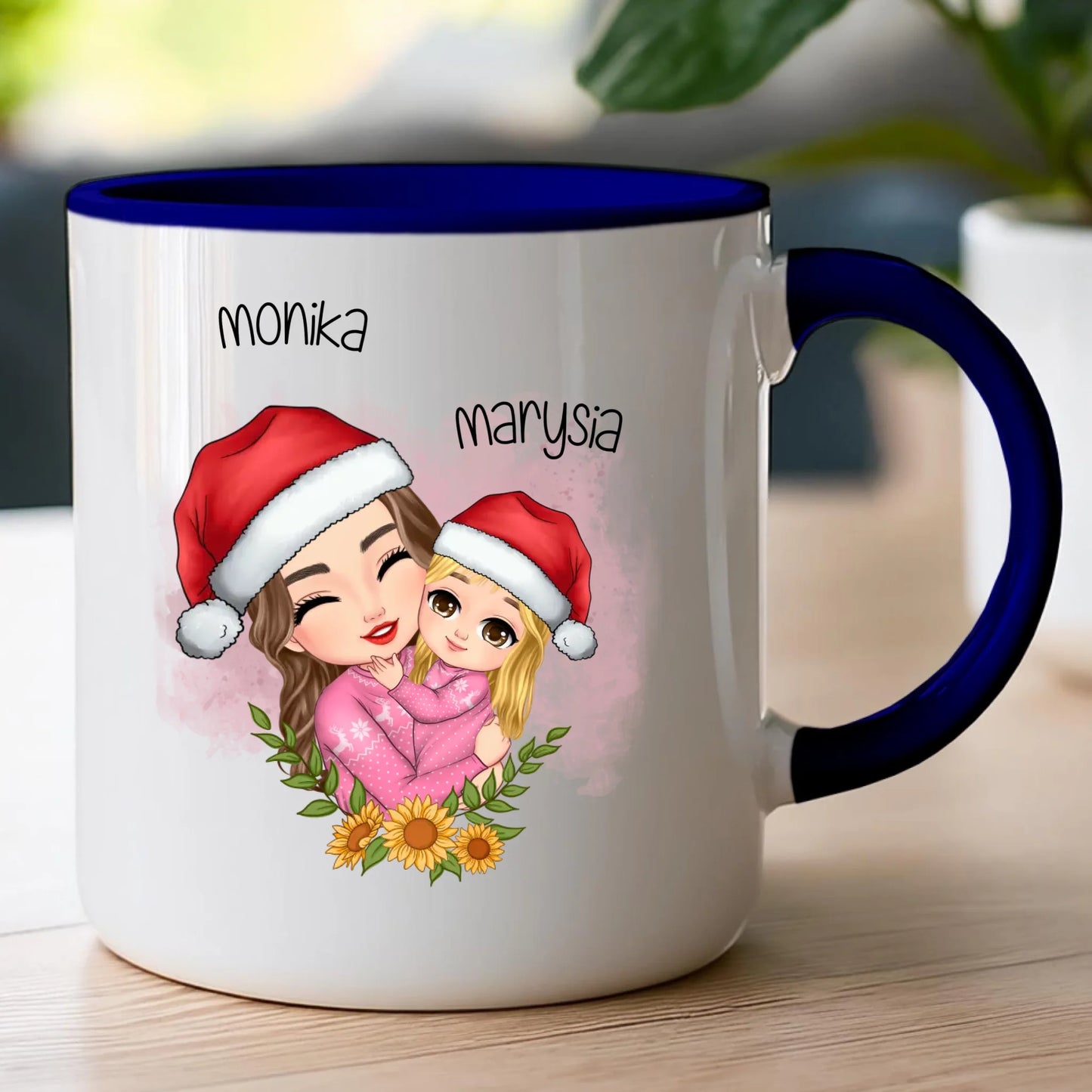 Kubek świąteczny personalizowany dla mamy #330