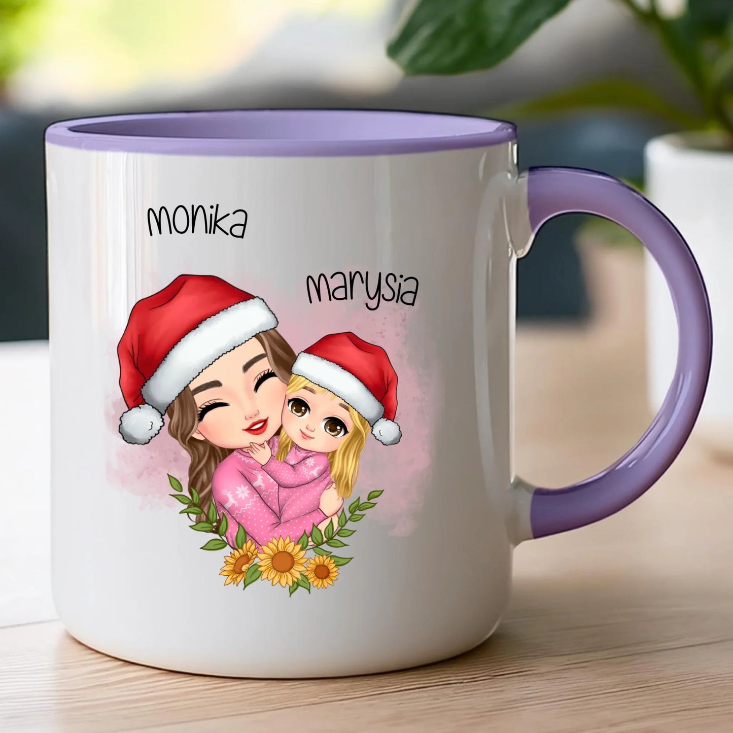 Kubek świąteczny personalizowany dla mamy #330