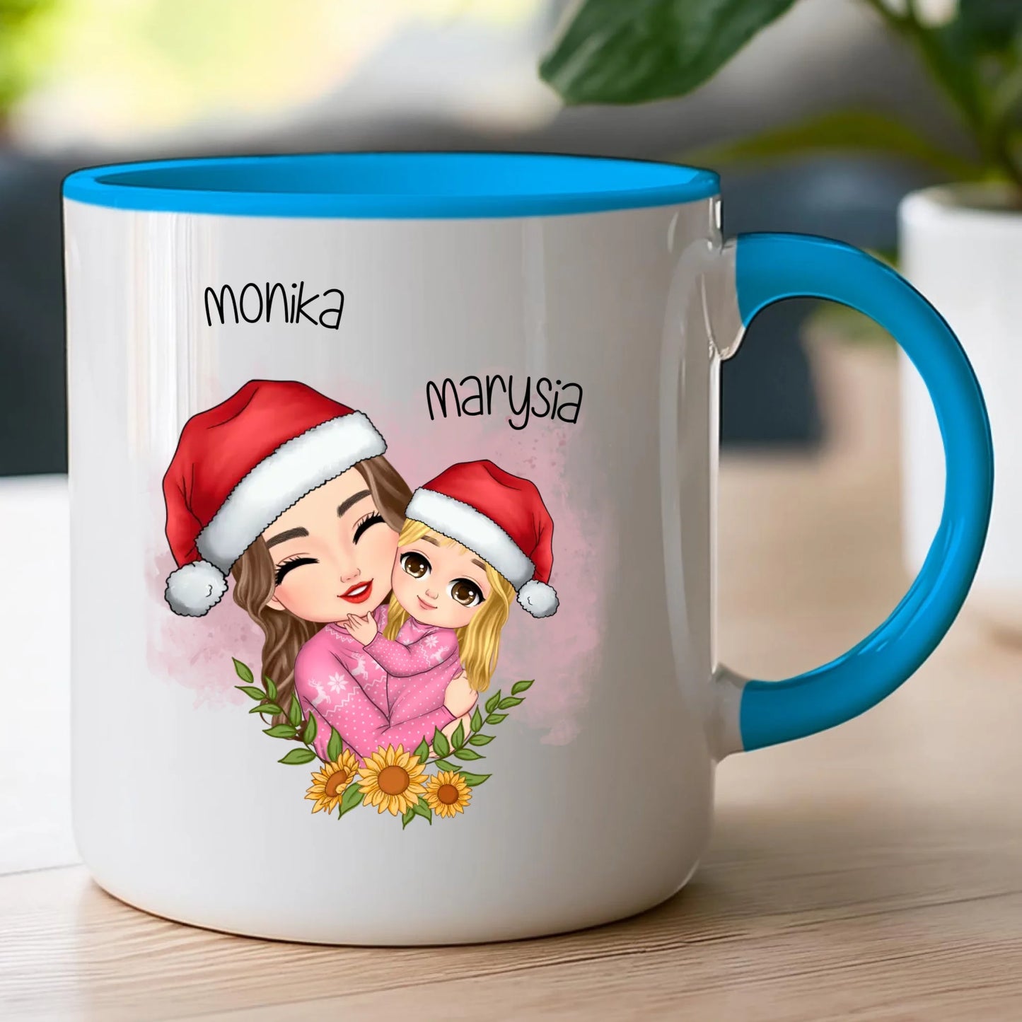 Kubek świąteczny personalizowany dla mamy #330