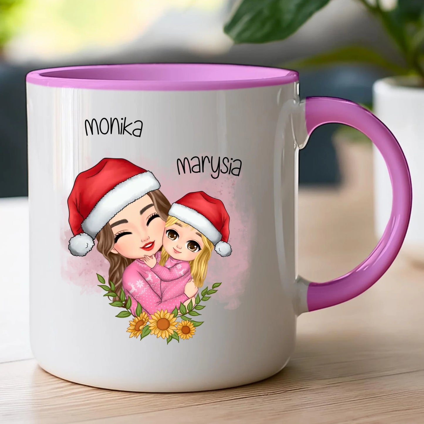 Kubek świąteczny personalizowany dla mamy #330