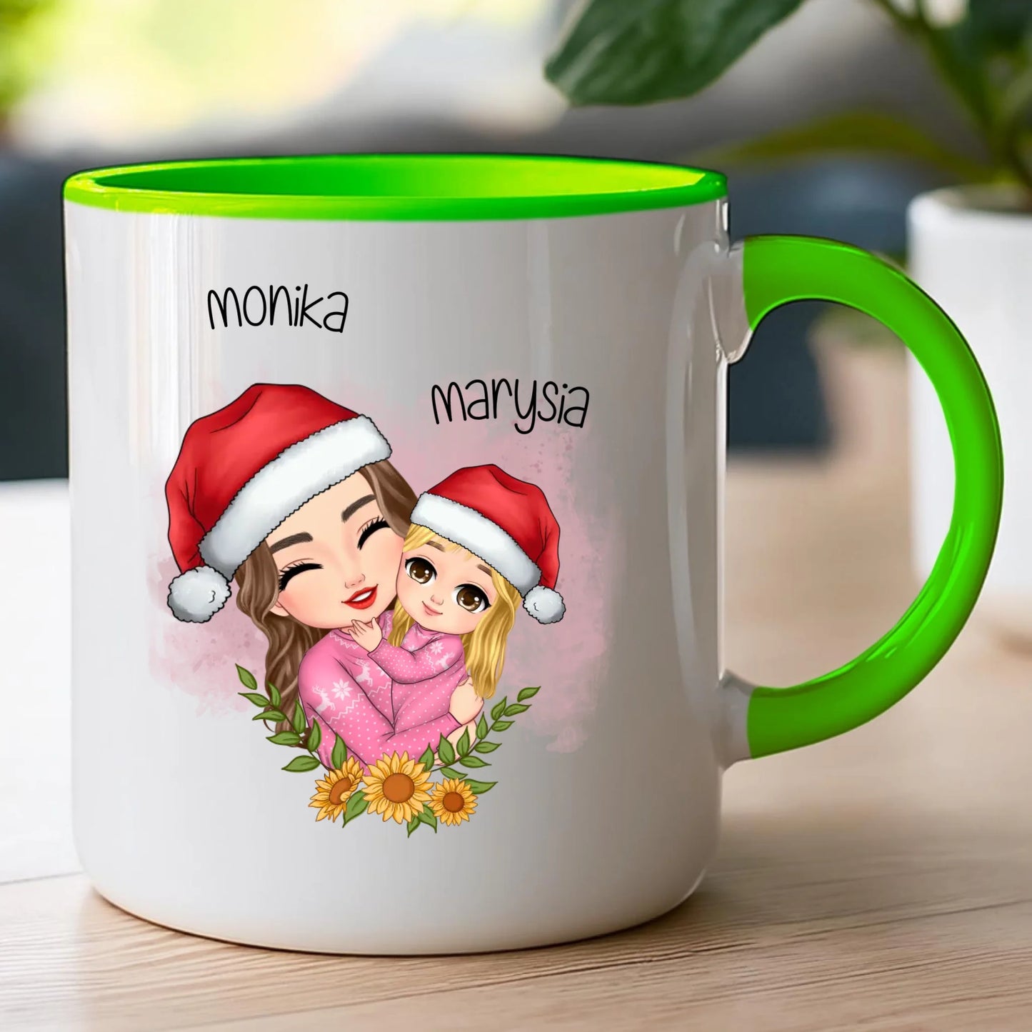 Kubek świąteczny personalizowany dla mamy #330