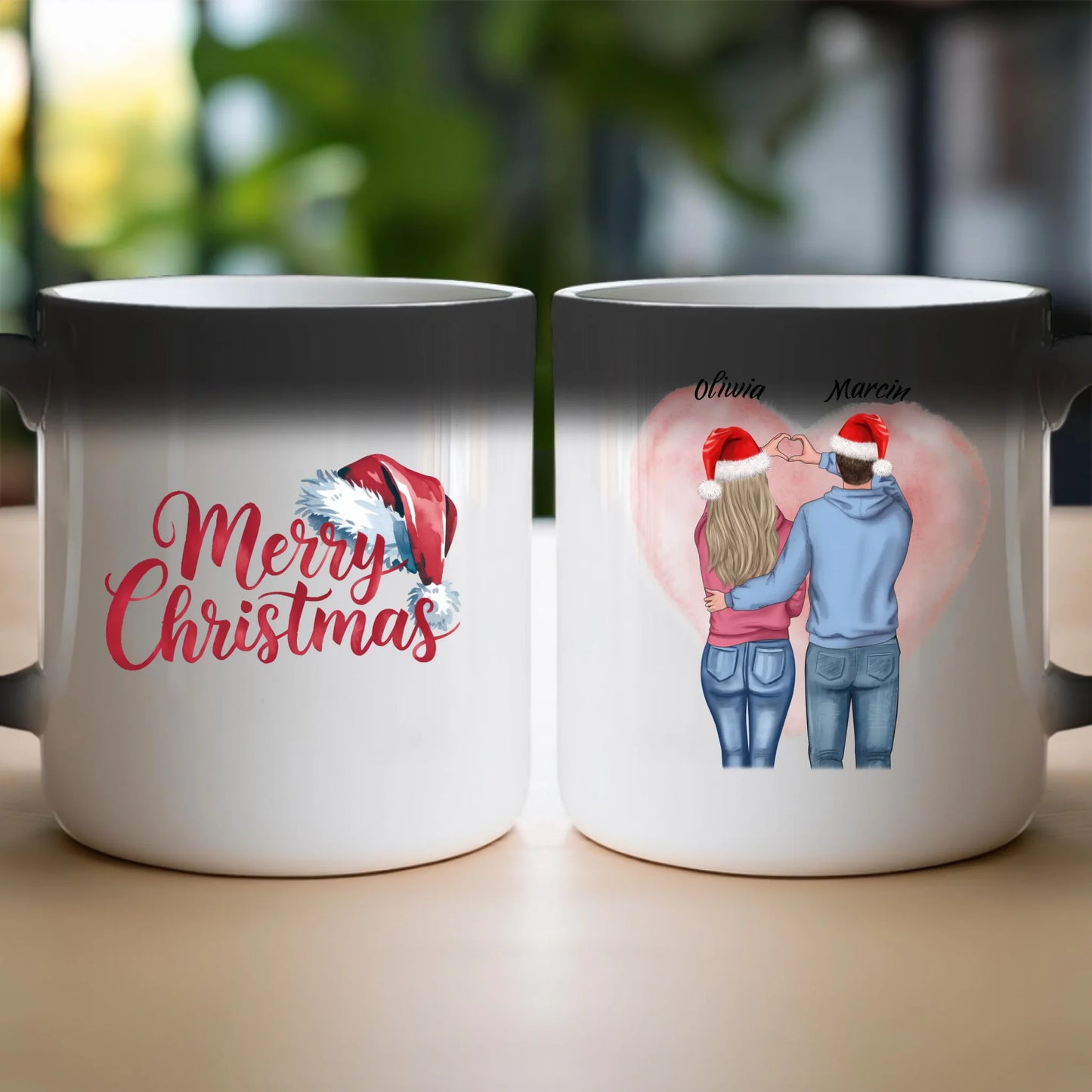 Kubek personalizowany świąteczny dla par #57