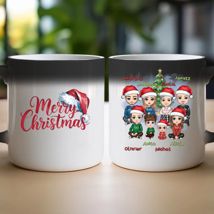 Kubek personalizowany świąteczny dla rodziny #811