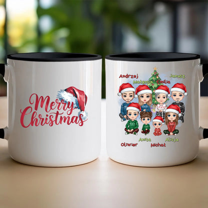 Kubek personalizowany świąteczny dla rodziny #811