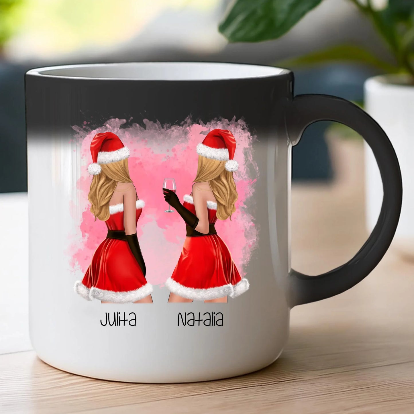 Kubek personalizowany świąteczny dla przyjaciółek #128