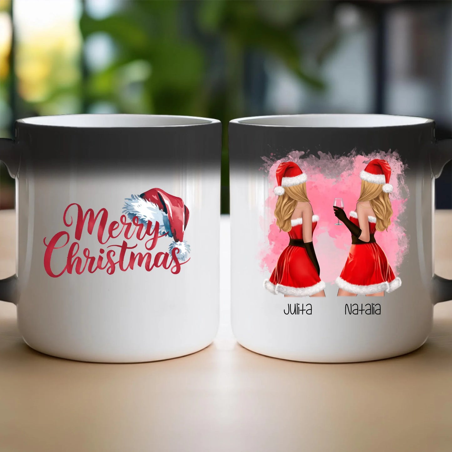 Kubek personalizowany świąteczny dla przyjaciółek #128