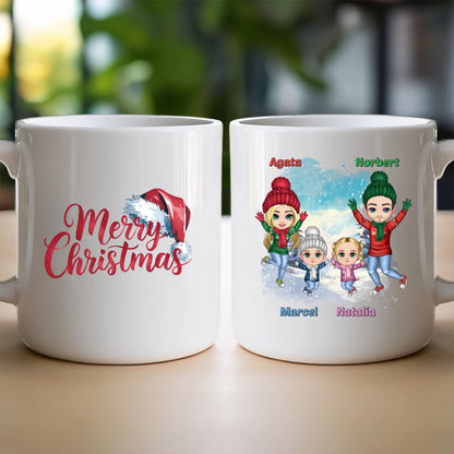 Kubek personalizowany świąteczny dla rodziny #812