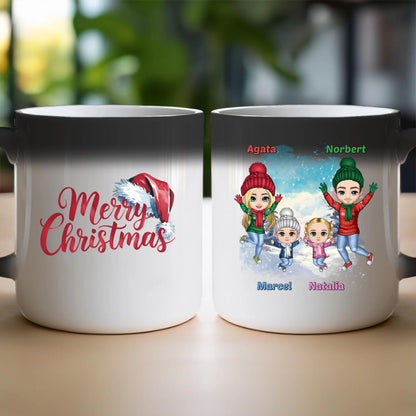 Kubek personalizowany świąteczny dla rodziny #812