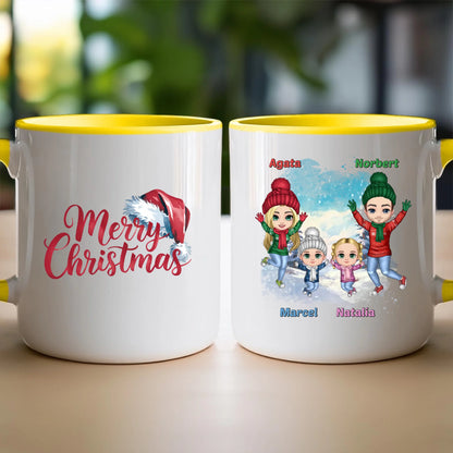 Kubek personalizowany świąteczny dla rodziny #812