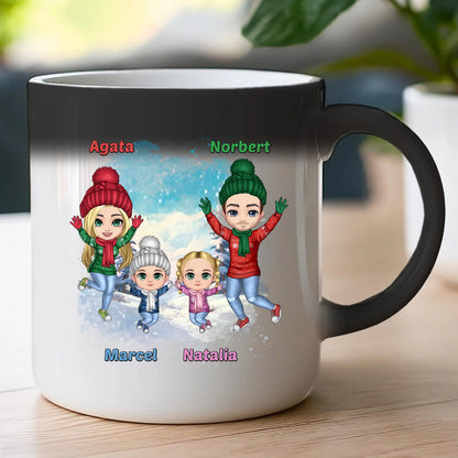 Kubek personalizowany świąteczny dla rodziny #812