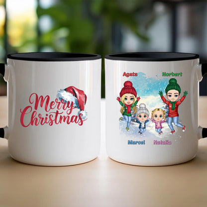 Kubek personalizowany świąteczny dla rodziny #812