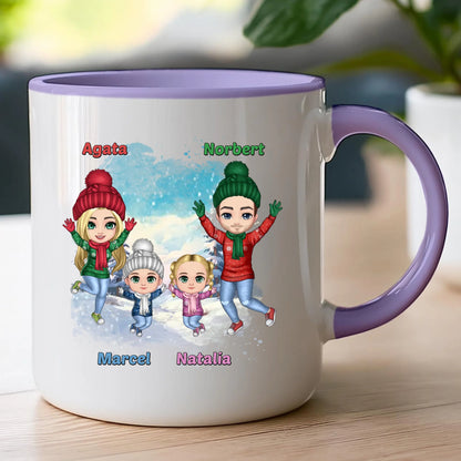 Kubek personalizowany świąteczny dla rodziny #812