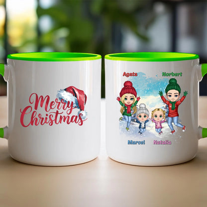 Kubek personalizowany świąteczny dla rodziny #812